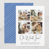 4 Foto oh Was Spaß Weihnachten Vorlage (Vorne/Hinten)