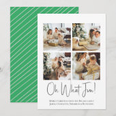 4 Foto oh Was Spaß Weihnachten Vorlage (Vorne/Hinten)