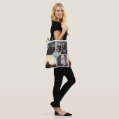 4 Foto Personalisiert Collage Mit Monogramm Tasche (Am Model)