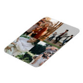 4 Foto Personalisierte benutzerdefinierte Collage Magnet (Linke Seite)