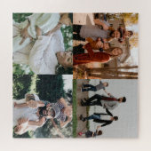 4 Foto Personalisierte benutzerdefinierte Collage Puzzle (Horizontal)