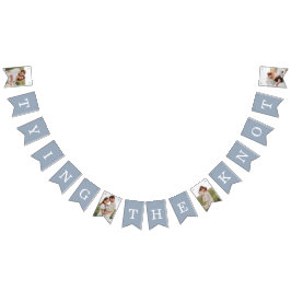 4 Foto Probe Dinner Blaue Jagdfahnen Wimpelkette