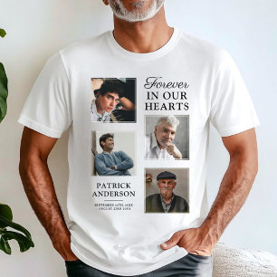 4-Foto-Quadrat-Gedenk-T-Shirt T-Shirt