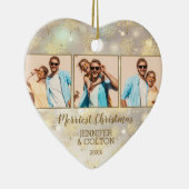 4 Foto Schneeflocke Keramik Ornament (Rechts)