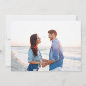 4 Foto Sonnensand Verlobung Ankündigung (Rückseite)