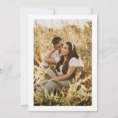 4 Foto-Torbogen Save The Date Hochzeitsankündigung (Rückseite)