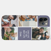 4 Foto Vater Life ist das beste Life I Handy Gehäu Case-Mate iPhone Hülle (Rückseite (Horizontal))
