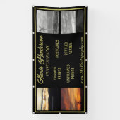 4 Foto Verfügbare Produkte Stand Banner (Vertikal)