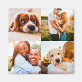 4 Foto von Edge Print Magnet Template Square (Vorne)