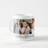 4-Foto von Love You Grandpa Grandchildren’s Names Kaffeetasse (Vorderseite Links)