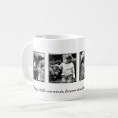 4-Foto-Vorlage Personalisiert Kaffeetasse (Vorderseite Links)