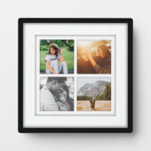 4-Foto-Vorlagenvorlagenrahmen mit Schatten Fotoplatte (Vorderseite)