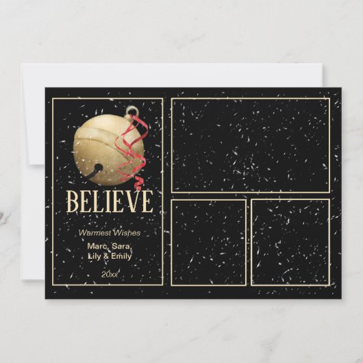 4 Foto Weihnachten JINGLE BELL (Vorderseite)