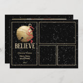 4 Foto Weihnachten JINGLE BELL (Vorne/Hinten)