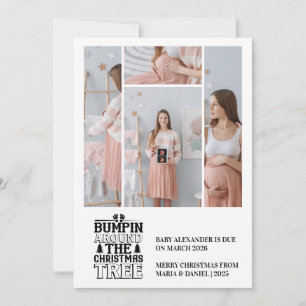 4 Foto Weihnachtsbaum Schwangerschaft Ankündigung