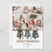 4 Foto Western Howdy Weihnachten (Vorderseite)