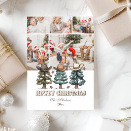 4 Foto Western Howdy Weihnachten