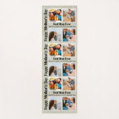 4 FotoCollage Beste Mama je Yogamatte (Vorderseite)