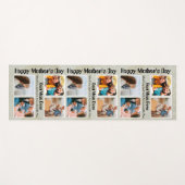 4 FotoCollage Beste Mama je Yogamatte (Vorderseite (Horizontal))