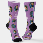 4 FotoCollage Beste Mommy je Socken (Gewinkelt)