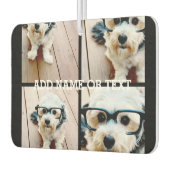 4 FotoCollage - BILDEN SIE IHRE HINTERGRUNDFARBE. Autolufterfrischer (Links)