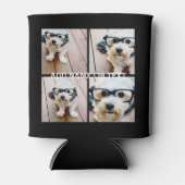 4 FotoCollage - BILDEN SIE IHRE HINTERGRUNDFARBE. Dosenkühler (Vorderseite)