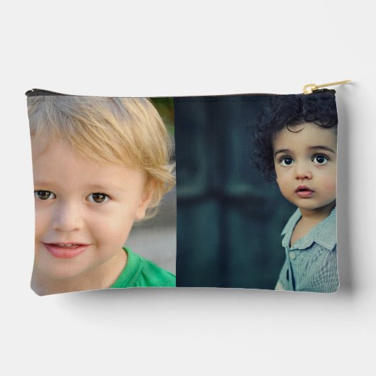 4 FotoCollage Custom Zubehörtasche (Rückseite)