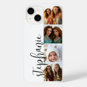 4 FotoCollage - Filmstreifen mit handgeschriebenem Case-Mate iPhone Hülle (Rückseite)