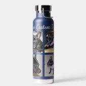 4 FotoCollage | Hunde Marine Trinkflasche (Links)