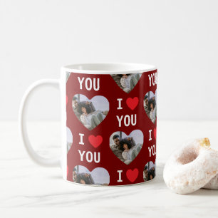 4 FotoCollage I Liebe Sie Kaffeetasse