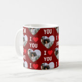 4 FotoCollage I Liebe Sie Kaffeetasse (Vorderseite Links)