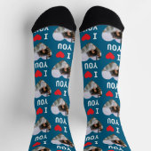 4 FotoCollage I Liebe Sie Socken (Oben)