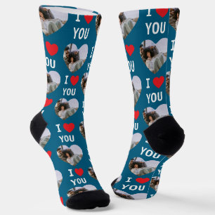 4 FotoCollage I Liebe Sie Socken