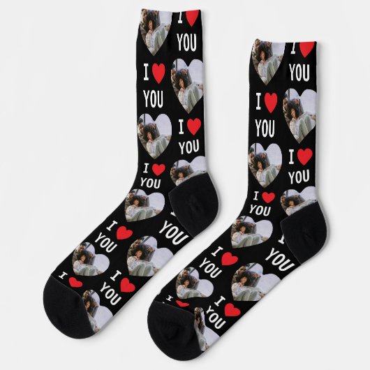 4 FotoCollage I Liebe Sie Socken (Linkes Detail)