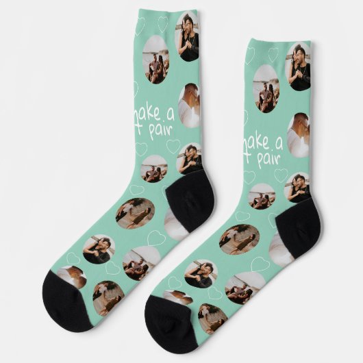 4 FotoCollage machen wir ein großartiges Paar Socken (Linkes Detail)