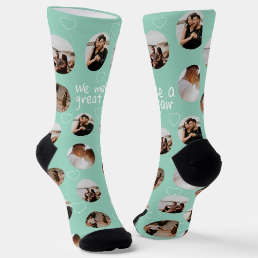 4 FotoCollage machen wir ein großartiges Paar Socken (Gewinkelt)