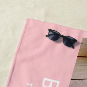 4 FotoCollage Minimalistisch - Beste Jahresblüte Strandtuch (Beispiel)