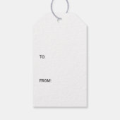 4 FotoCollage Minimalistisch - Bestes Jahr für Sch Geschenkanhänger (Rückseite)