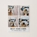 4 FotoCollage Minimalistisch - Bestes Jahr für Sch Puzzle<br><div class="desc">Benutzen Sie Ihr Lieblings-Foto oder Ihre Bilder,  um Spaß zu haben und mit Freunden zu teilen. Ein minimalistisches Design mit nur Snapshots und einem Textblock.</div>