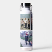 4 FotoCollage - Moderne Minimalistische Fotos nur Trinkflasche (Vorne)