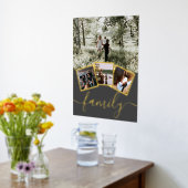 4 FotoCollage Personalisierte Familientypografie Foliendrucke (Ablage(Küche))