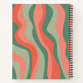 4 FotoCollage - Retrowellen - riesiger Name Notizblock (Rückseite)