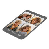 4 FotoCollage - Sie können die Hintergrundfarbe än Magnet (Linke Seite)