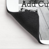 4 FotoCollage - Sie können die Hintergrundfarbe än Mousepad (Ecke)