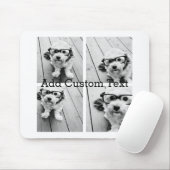 4 FotoCollage - Sie können die Hintergrundfarbe än Mousepad (Mit Mouse)