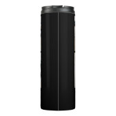 4 FotoCollage - Sie können die Hintergrundfarbe än Thermosbecher (Rückseite)