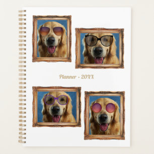 4 Fotoklebstoff Vintage Rahmen Hunde Haustiere Fam Planer