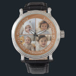 4 Fotomaterial mit kurvigem, benutzerdefiniertem T Armbanduhr<br><div class="desc">Fügen Sie 4 Fotos und Text hinzu, um einen besonderen Sake für einen Freund oder eine Familienveranstaltung zu machen. Der Rahmen und der Hintergrund können im erweiterten Designbereich geändert werden. Verwenden Sie Ihre quadratischen Instagram Fotos für die besten Ergebnisse! UM DEN HINTERGRUND ZU ÄNDERN - klicken Sie auf den angepassten...</div>