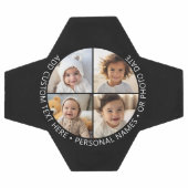 4 Fotomaterial mit kurvigem, benutzerdefiniertem T Fußball (Flach)