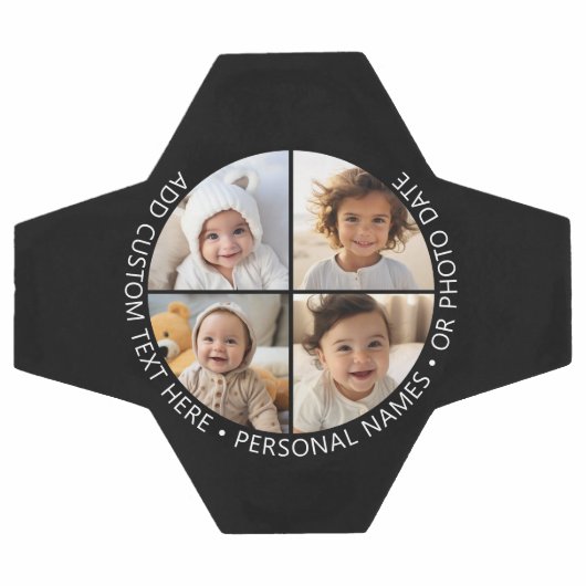 4 Fotomaterial mit kurvigem, benutzerdefiniertem T Fußball (Flach)